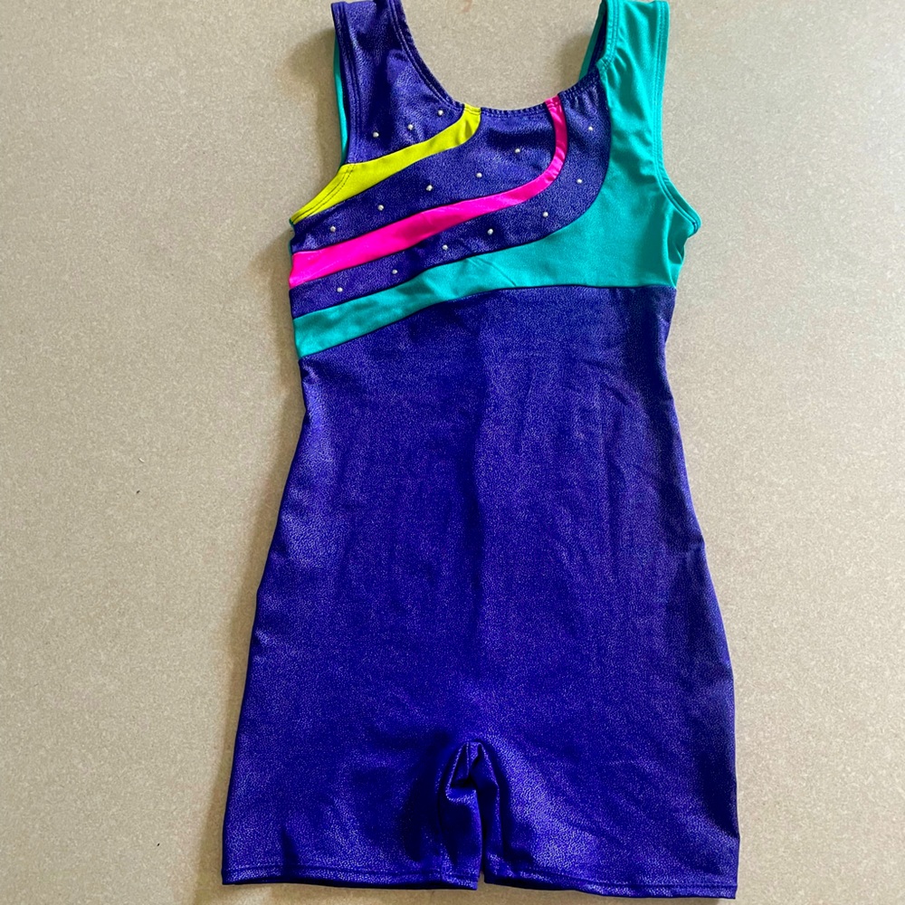 Danskin girls gymnastics/dance leotards multi colored.